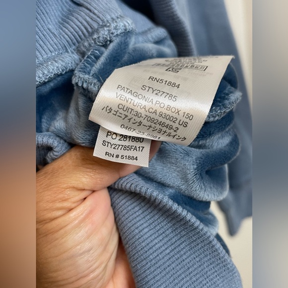 Women’s Blue Patagonia Logo Sweatshirt Size Med - Picture 6 of 7